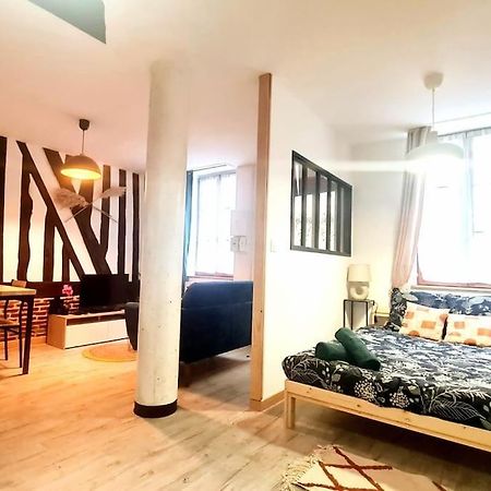 Ferienwohnung Chic Et Normand, Parking Facile, Wifi Hd Pont-Audemer Exterior foto
