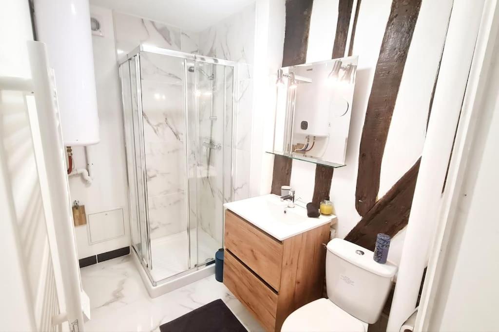 Ferienwohnung Chic Et Normand, Parking Facile, Wifi Hd Pont-Audemer Exterior foto
