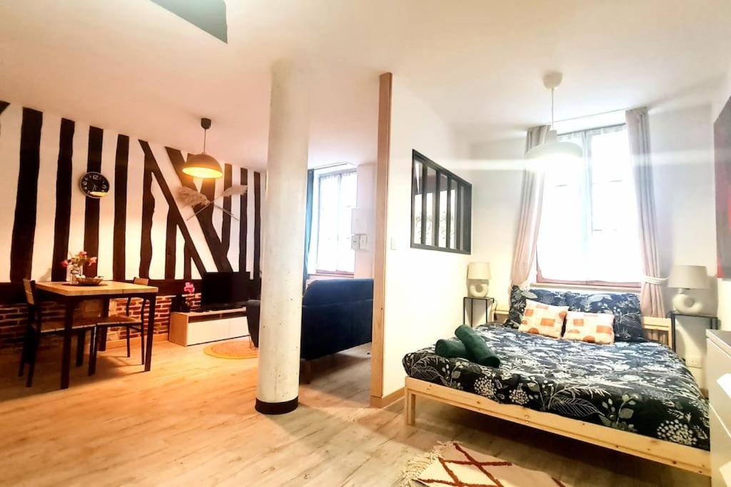 Ferienwohnung Chic Et Normand, Parking Facile, Wifi Hd Pont-Audemer Exterior foto